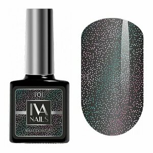IVA nails, Kaleidoscope - Топ с блестками без липкого слоя (8 мл)