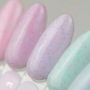 IVA nails, Kaleidoscope - Топ с блестками без липкого слоя (8 мл)