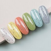 IVA nails, Silver Flares - Топ с серебряной поталью без липкого слоя (8 мл)
