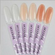 MOODNAIL, База камуфлирующая с поталью - Vuitton Brown & Silver (10 г)