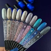 ENIGMANIC, Гель-лак светоотражающий с эффектом кошачий глаз - Blaze Cat №09 (6 мл.)