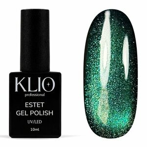 Klio Professional, Гель-лак Кошачий глаз - Estet Collection №334 (10 мл)
