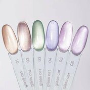 Луи Филипп, Гель-лак Кошачий глаз - Glass cat №02 (8g)