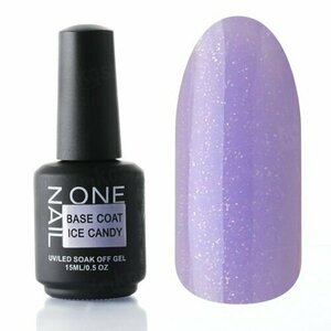 OneNail, Base Coat Ice Candy - Цветная камуфлирующая база (15 ml) (Акция)