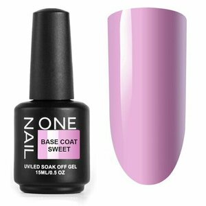 OneNail, Base Coat Sweet - Цветная камуфлирующая база (15 ml) (Акция)