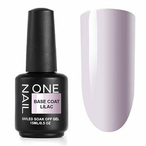 OneNail, Base Coat Lilac - Цветная камуфлирующая база (15 ml) (Акция)