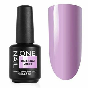 OneNail, Base Coat Violet - Цветная камуфлирующая база (15 ml) (Акция)