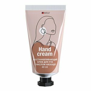 MILV, Восстанавливающий крем для рук с маслом авокадо - Личи (40 мл)