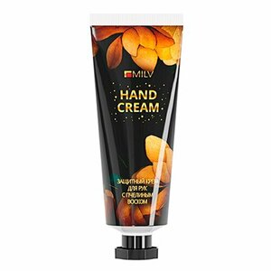 MILV, Крем для рук с пчелиным воском Защитный - Кокос и ананас (70 мл)