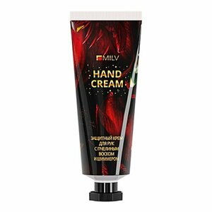 MILV, Крем для рук с пчелиным воском и шиммером Защитный - Арбуз (70 мл)
