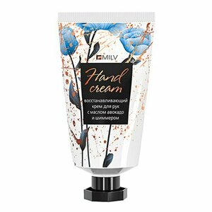 MILV, Восстанавливающий крем для рук с маслом авокадо и шиммером Golden - Пион (40 мл)