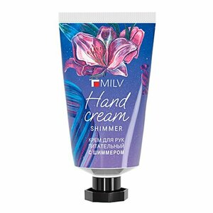 MILV, Питательный крем для рук с живицей и шиммером Golden - Маршмеллоу (40 мл)