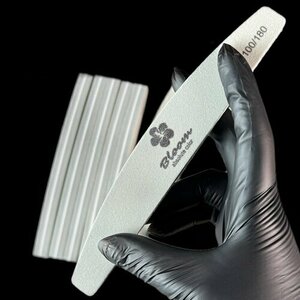 Bloom, Шлифовщик Луна 100/180 грит (серый, 10 шт.)