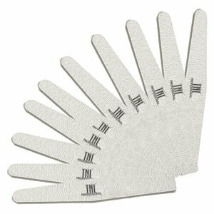 TNL, Пилка для ногтей ромб 120/240 хит продаж (серая, 10 шт.)