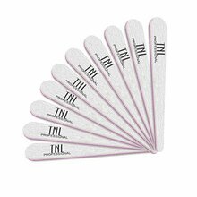 TNL, Пилка для ногтей зауженная mini 240/240 высокое качество (серая, 10 шт.)