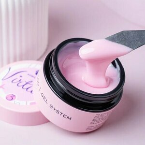 ADRICOCO, Жесткий гель для наращивания и укрепления - Virtuos №3 розовый лепесток (15 мл)