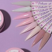 ADRICOCO, Жесткий гель для наращивания и укрепления - Virtuos №4 кремовая роза (15 мл)