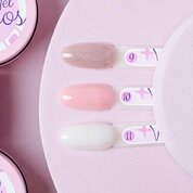 ADRICOCO, Жесткий гель для наращивания и укрепления с шиммером - Virtuos №11 ванильное поппури (15 мл)