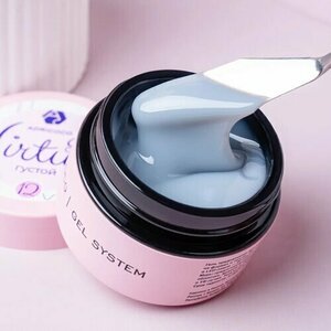 ADRICOCO, Жесткий гель для наращивания и укрепления - Virtuos №12 серый жемчуг (15 мл)