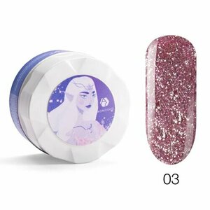 ADRICOCO, Светоотражающая жидкая фольга ELF №03 Лиловый (5 мл)