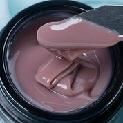 TNL, Гель для наращивания жесткий, густой - Kryo Gel №5 карамельный флер (18 мл)