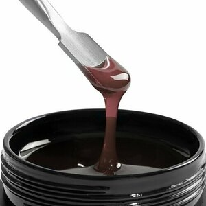 TNL, Гель для наращивания витражный цветной - Glassy Gel №1 пыльная роза (15 мл)