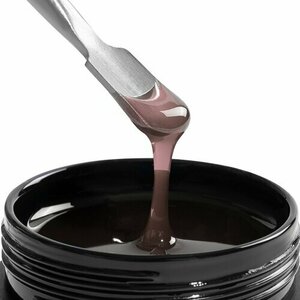 TNL, Гель для наращивания витражный цветной - Glassy Gel №2 пудровый (15 мл)