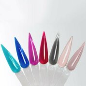 TNL, Гель для наращивания витражный цветной - Glassy Gel №2 пудровый (15 мл)