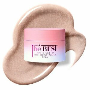 The Best, Liquid Gel - Жидкий гель для моделирования с шиммером Hanoi (30 мл)