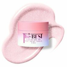 The Best, Liquid Gel - Жидкий гель для моделирования с шиммером Hong Kong (30 мл)