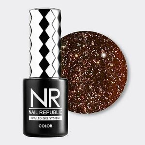 Nail Republic, Гель-лак светоотражающий - Deep Flash №1099 (10 мл)