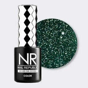 Nail Republic, Гель-лак светоотражающий - Deep Flash №1101 (10 мл)