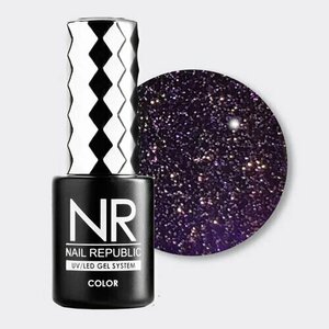 Nail Republic, Гель-лак светоотражающий - Deep Flash №1103 (10 мл)