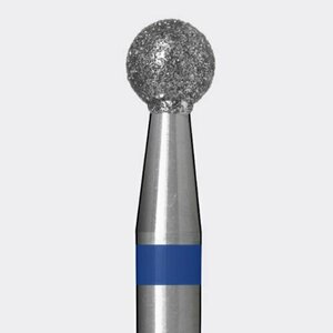 Nail Republic, Алмазная фреза шар d-4 мм L035 синяя
