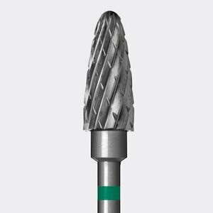 Nail Republic, Твердосплавная фреза кукуруза d-6 мм L14 зеленая