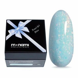 Monami, Гель моделирующий с поталью - Potal Gel Blue (15г)