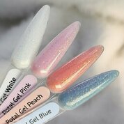 Monami, Гель моделирующий с поталью - Potal Gel Blue (15г)