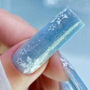 Monami, Гель моделирующий с поталью - Potal Gel Blue (15г)