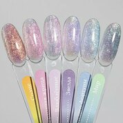 Monami, Гель моделирующий с шиммером - Taro Звезда (15г)