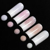 Monami, Гель для наращивания с блестками - Flakes №4 (15г)