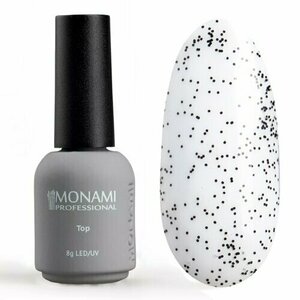 Monami, Топ без липкого слоя Super Shine top MARBLE Black S (8 мл)