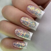 Monami, Голографический гель для наращивания - Сrystal Gel №1 (15г)