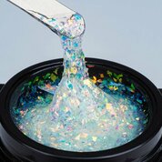 Monami, Голографический гель для наращивания - Сrystal Gel №1 (15г)