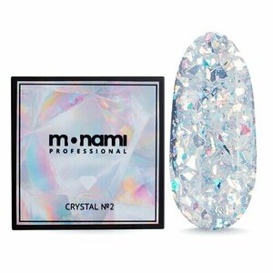 Monami, Голографический гель для наращивания - Сrystal Gel №2 (15г)