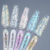 Monami, Голографический гель для наращивания - Сrystal Gel №2 (15г)
