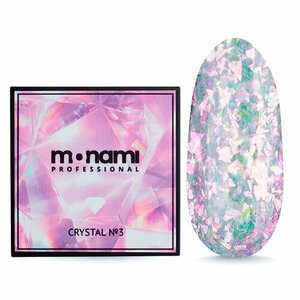 Monami, Голографический гель для наращивания - Сrystal Gel №3 (15г)