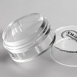 Swanky Stamping, Штамп силиконовый прозрачный круглый низкий 4см