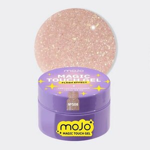 MOJO, Magic Touch Gel - Светоотражающий гель для наращивания №108 (15 мл)