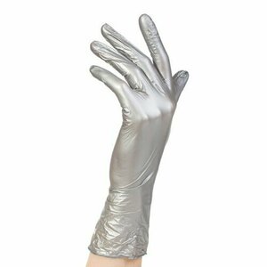 Adele, Перчатки Нитриловые Серебряные (M, 50 пар/уп., 3.5 гр.)