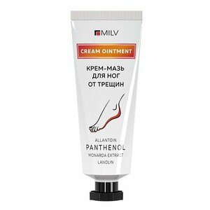 MILV, Крем-мазь от трещин для ног (70 мл)